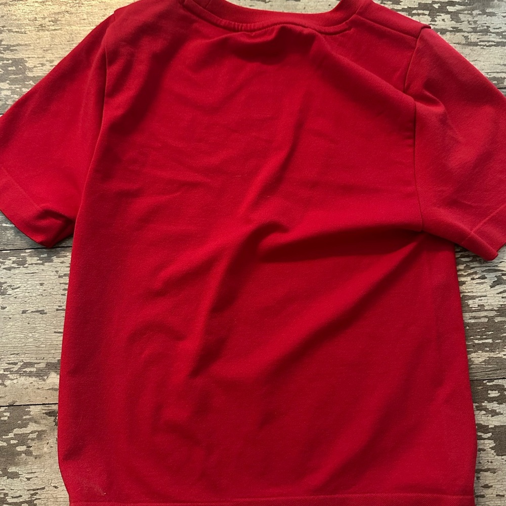 Target Red Muscle Tee Vibrant Cotton Casual